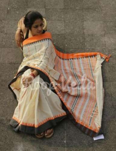 Roop Veda Pure Handloom Cotton Saree by Roop Veda