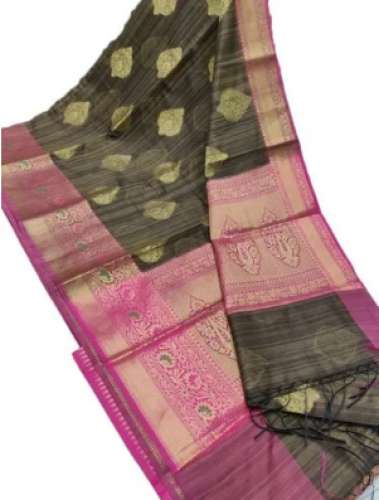 Banarasi Tussar Silk Saree by Rama Textile