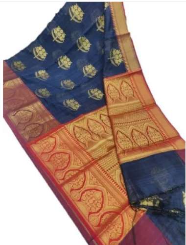 Ladies Party wear Tussar Silk Saree by Rama Textile