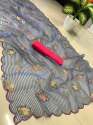 Fancy Sequance work Digital print Organza Saree thumb 15