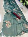 Fancy Sequance work Digital print Organza Saree thumb 18