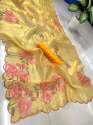 Fancy Sequance work Digital print Organza Saree thumb 19