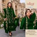 Fox Georgette Pakistani Unstitched Suit-Zarkash thumb 3