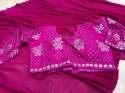 Latest Georgette Crush Saree With Stitch Blouse thumb 6