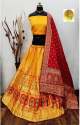 Party Wear Semi Stitched Jacquard Lehenga Choli  thumb 12