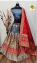 Party Wear Semi Stitched Jacquard Lehenga Choli  thumb 16