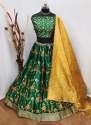 Party Wear Semi Stitched Jacquard Lehenga Choli  thumb 8
