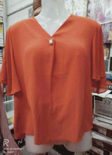 Plain Rayon Western Girls Top  by Sananda Readmade Garments