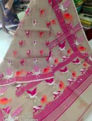 Indian Jamdani Dhakai Cotton Saree 