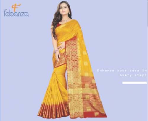 New Collection Kanjivaram Saree For Women by Fabanza