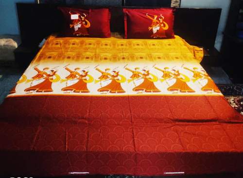 Designer Printed Bed Sheet  by Odhna Bichauna