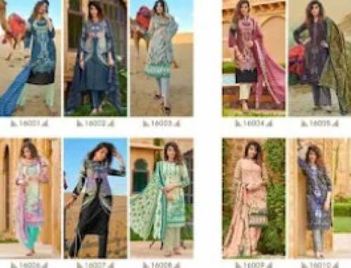 New Ishaal Gulmohar Vol 16 Pakistan Lawn by Ahuja Trading Co