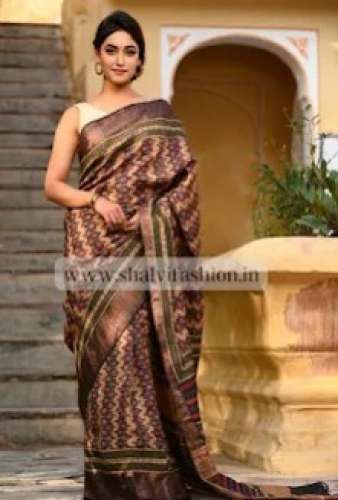 New Arrival Pure Tussar Silk Saree For Women by Shalvi Fashion