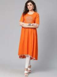 Ladies Long Cotton Kurti