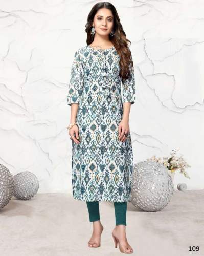 Cotton Jaipuri Print Kurti -Nazar