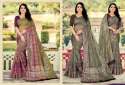 Designer Organza Party wear saree  thumb 3