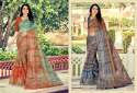 Designer Organza Party wear saree  thumb 4