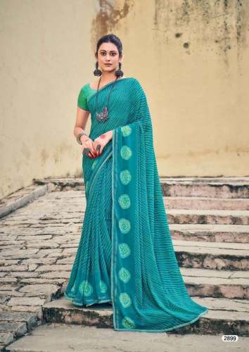 New Collection AFSANA Georgette Saree For Women by dev textile