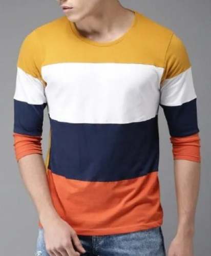Casual Wear Multi Color Boys T shirt  by Men Rocks Private Limited