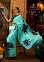 Designer Japan crape satin saree thumb 6