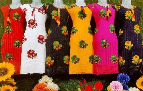 Designer woolen works Kurtis by UMA SHIVAM BASTRALAY