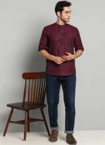 Men Casual Short Kurta
