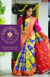 Vikas Festive Wear Ikat Saree