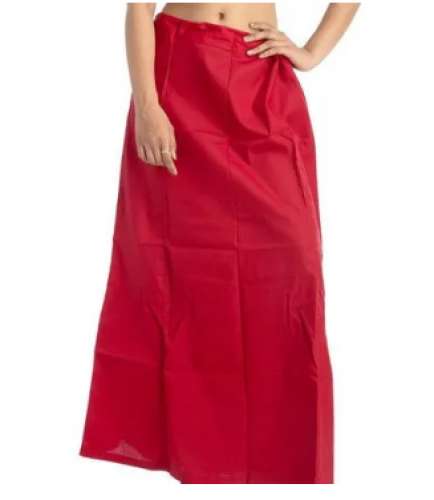 Ekpal Shapewear Red S Cotton Blend Petticoat Price in India - Buy