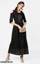 Nayo Black Maxi Dress