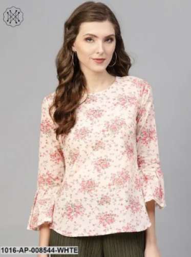 Ruffle Floral Printed Top