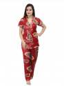 Dno. NS .1101 Satin Printed Night suit thumb 2