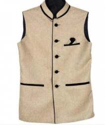 Fancy Jute Mens Waistcoat 