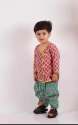 Cotton Full Sleeves Kids Dhoti Set For Boys thumb 2