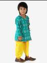 Printed Cotton Dhoti Kurta For Kids thumb 1