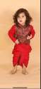 Silk Kids Boys Kurta Dhoti Jacket thumb 1