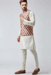 Festive Wear Mens Kurta Pajama Set 