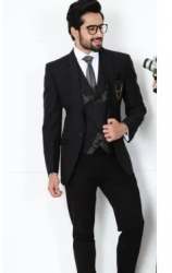 Stylish Mens Black Tuxedo Suit 
