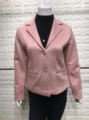 Ladies Casual Suede Blazer by Mausam Impex