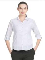 Ladies Plain Cotton Shirt