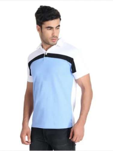 Men Collar Neck Cotton T-Shirt