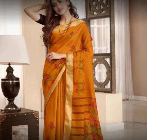New Collection Printed Saree For Women