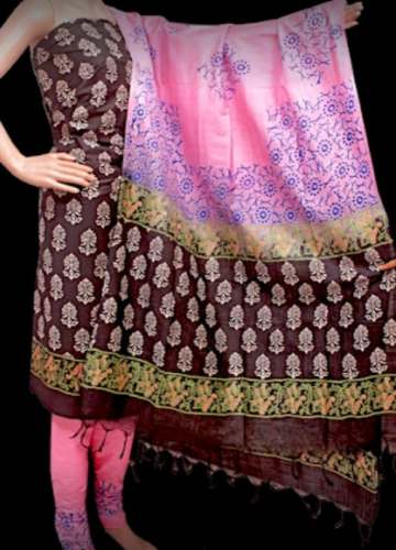New Printed Dress Material For Ladies by Swadeshi Boutique