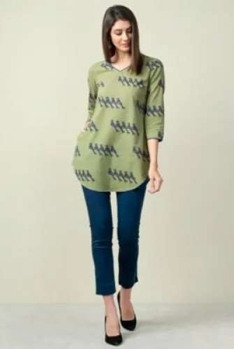 Ladies Cotton Top By Mad Fashion Exim