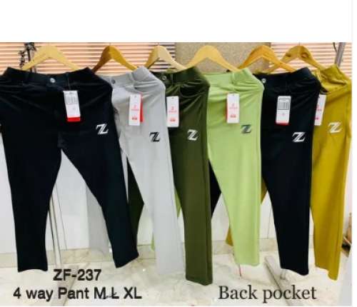 Men 4 Way Lycra Pant by Zenam Fashion Private Ltd