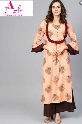 Fancy Long Kurti For Women  by Arafa Fashion Boutique