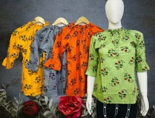 Casual wear Printed Modal Western Top 