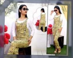 Stylish Girls Jumpsuit Dungaree 