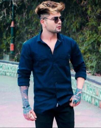 Full sleeves Men Lycra Shirts