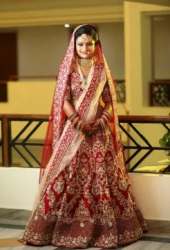 Bridal Wear Silk Embroidered Lehenga Choli 