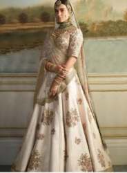 Elegant Off White Bridal Lehenga 